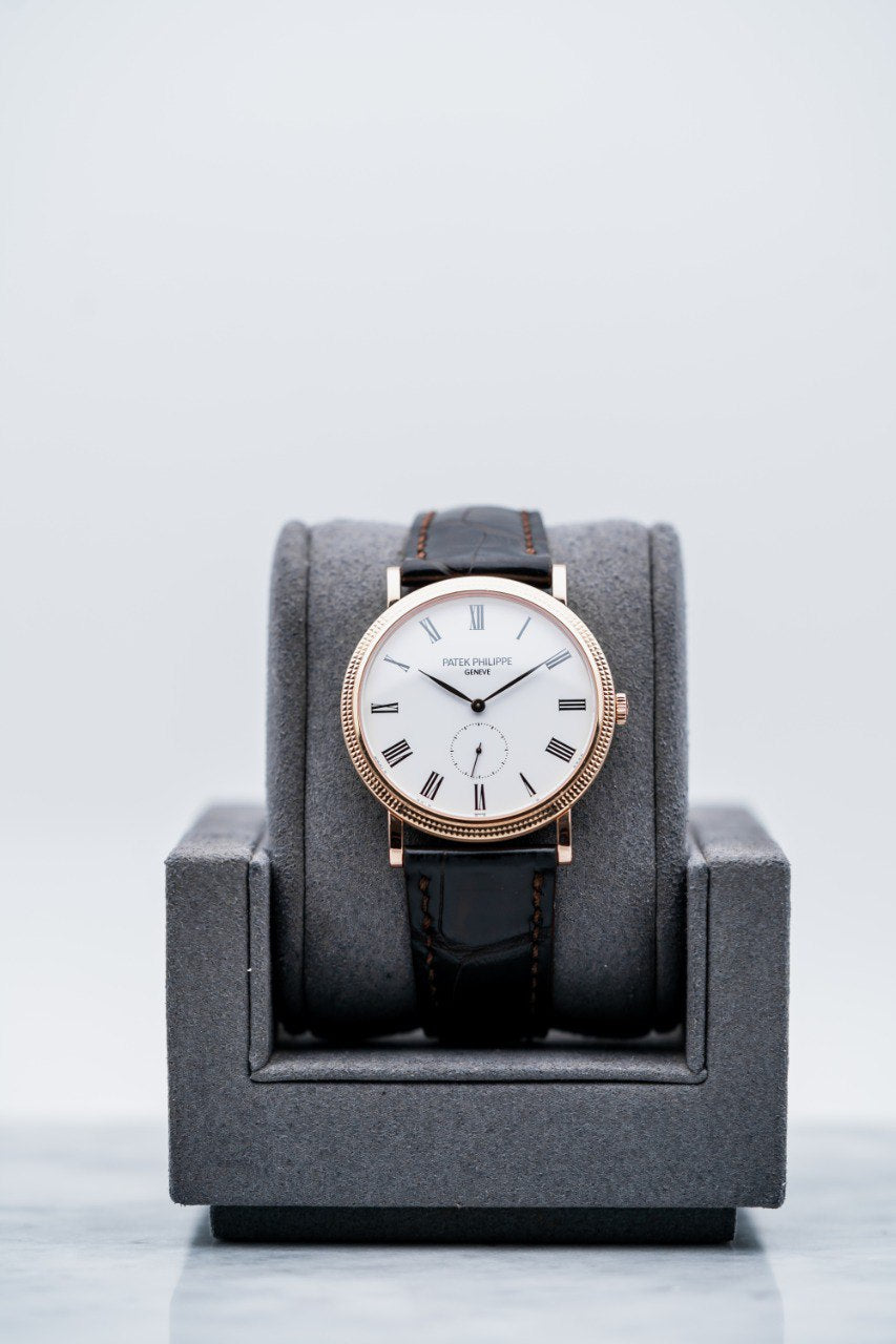 Patek Philippe Calatrava 5119R-001 Clous de Paris Bezel in Rose Gold