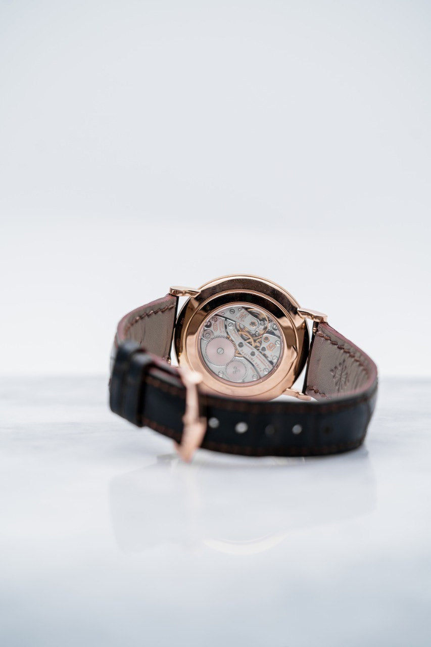 Patek Philippe Calatrava 5119R-001 Clous de Paris Bezel in Rose Gold