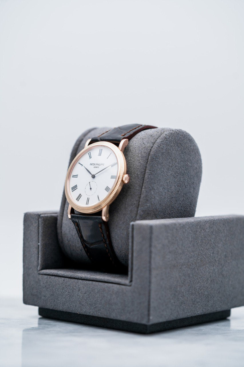 Patek Philippe Calatrava 5119R-001 Clous de Paris Bezel in Rose Gold