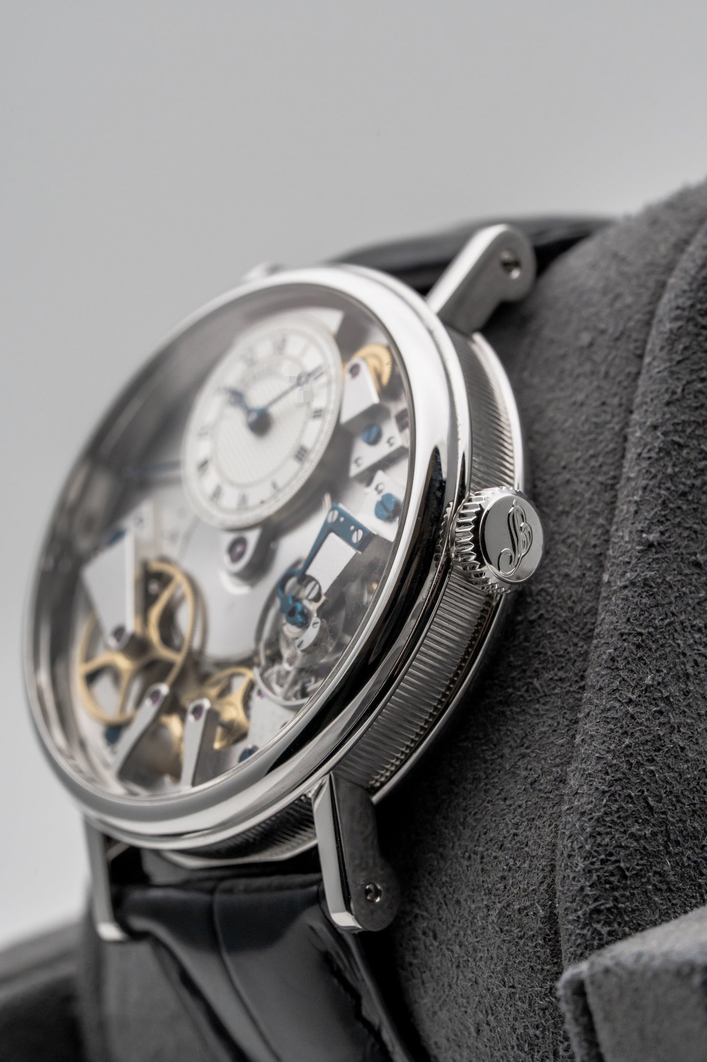 Breguet Tradition Retrograde 7037BB/11/9V6, Silver Dial