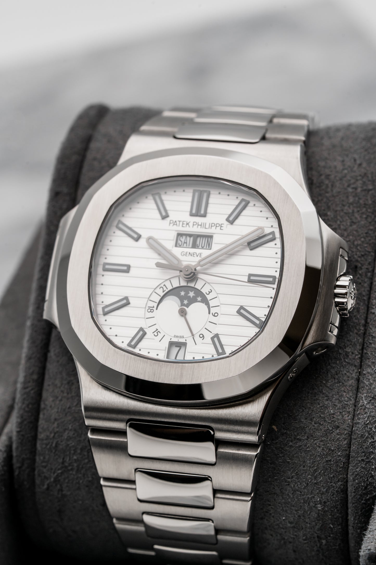 Patek Philippe Nautilus 5726/1A-010 White Dial Annual Calendar