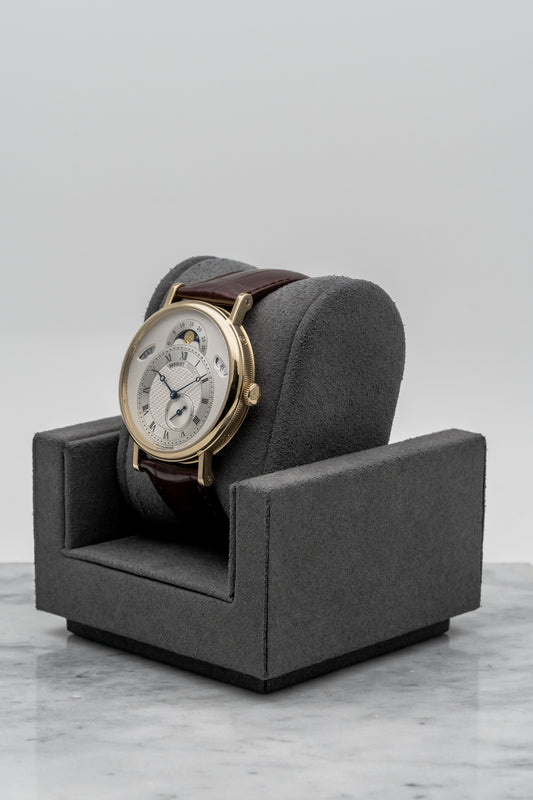 Breguet Classique Calendrier 7337BA/12/9V6 Yellow Gold, Silver Guilloché Dial