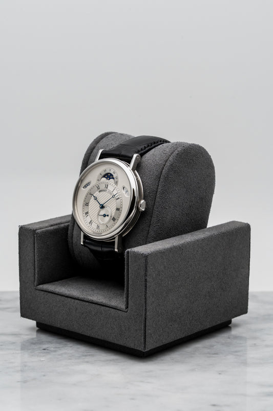 Breguet Classique Calendrier 7337BB Silver Guilloché Dial