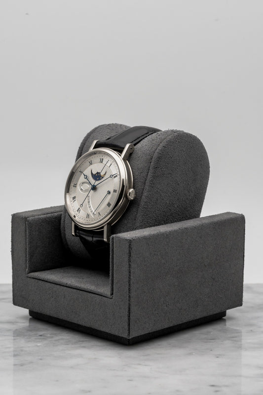 Breguet Classique 7787BB Moonphase, White Gold Guilloché Dial