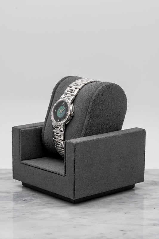Piaget Dancer 80564 White Gold Opal Onyx Dial with Diamonds