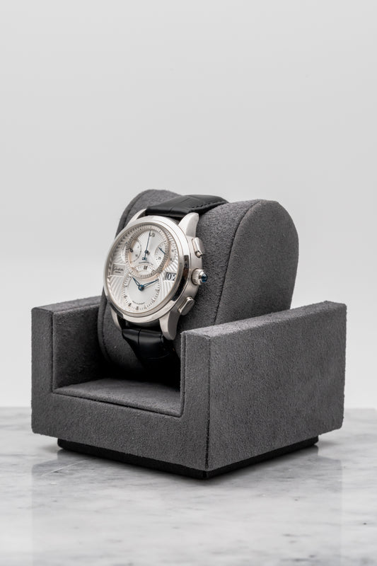 Glashütte Original PanoMaticChrono 95-01-03-03-04 Platinum Silver Guilloché Dial