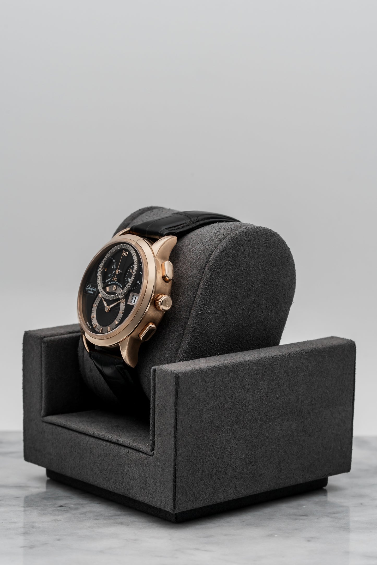 Glashütte Original PanoMaticChrono 1‑95‑01‑15‑01‑04 Black Dial