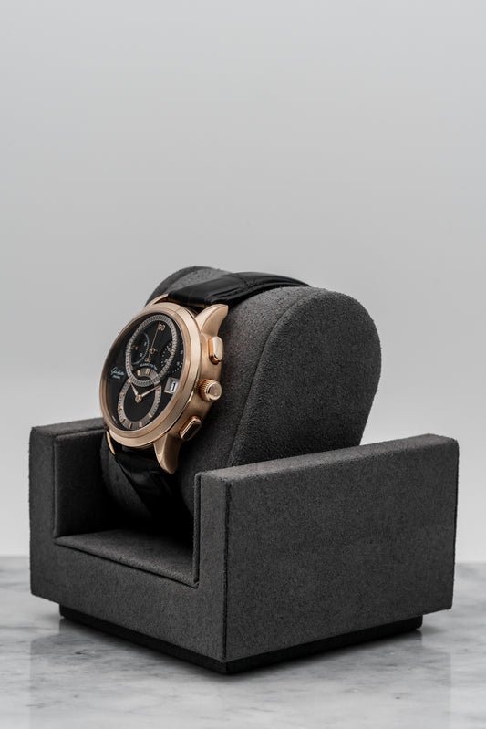 Glashütte Original PanoMaticChrono 1‑95‑01‑15‑01‑04 Black Dial