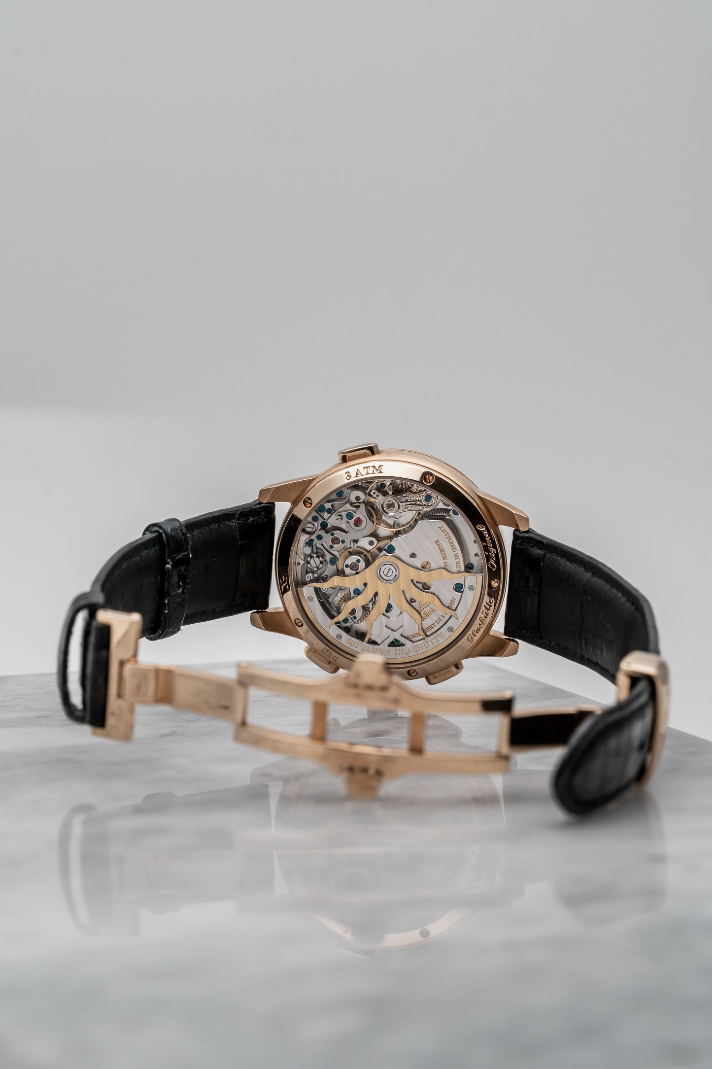 Glashütte Original PanoMaticChrono 1‑95‑01‑15‑01‑04 Black Dial