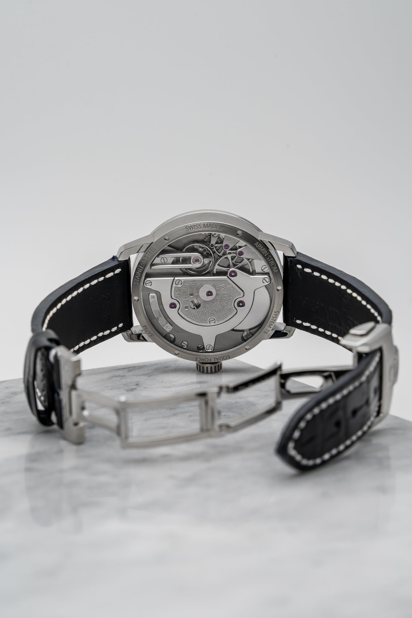 Armin Strom Gravity Equal Force AS10 – Stainless Steel, Black Dial