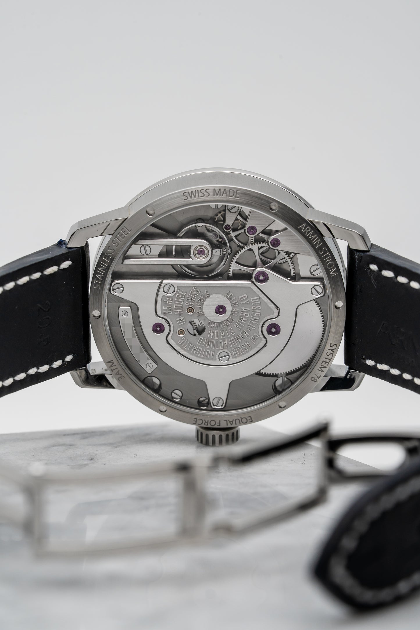 Armin Strom Gravity Equal Force AS10 – Stainless Steel, Black Dial