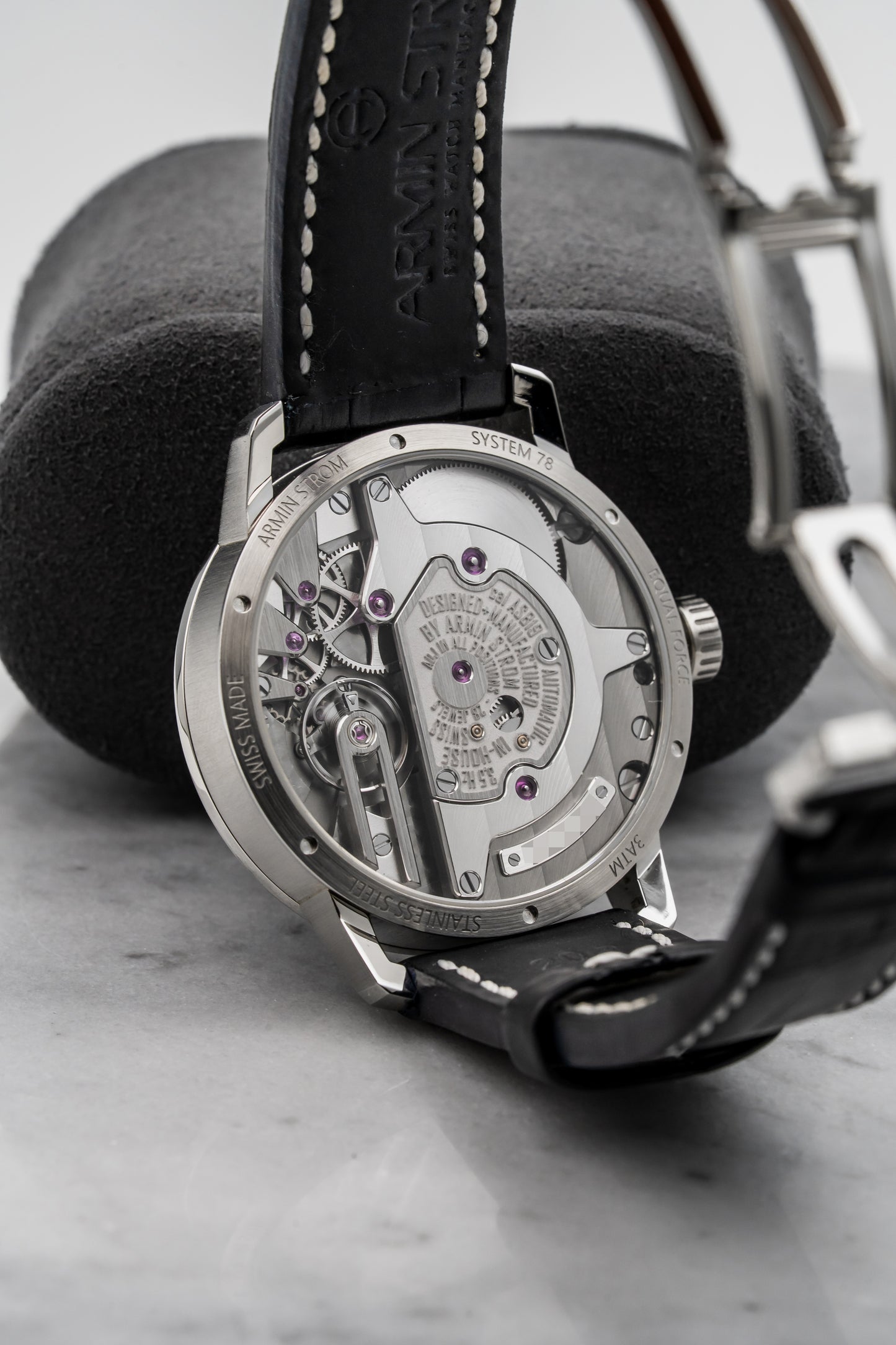 Armin Strom Gravity Equal Force AS10 – Stainless Steel, Black Dial