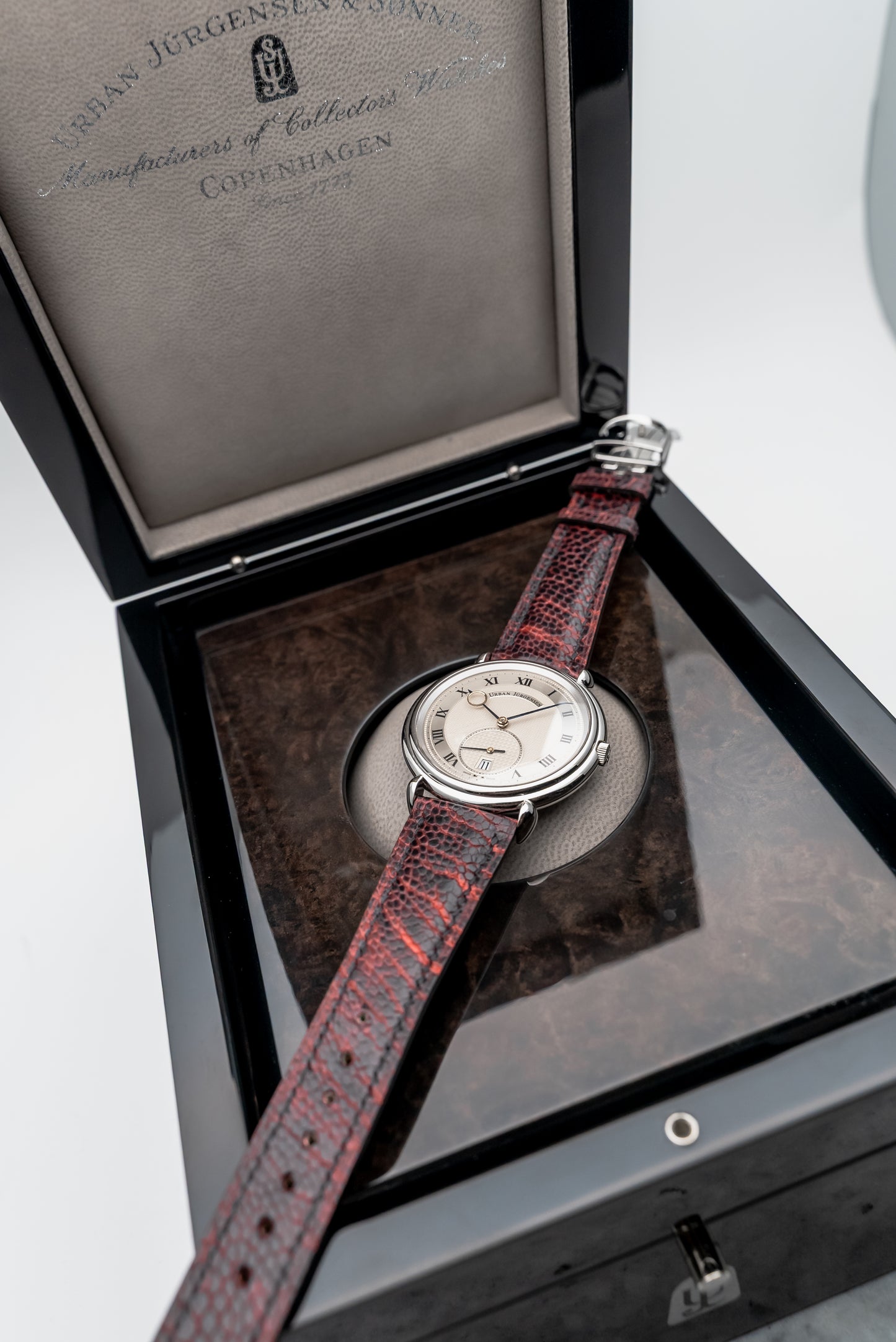 Urban Jürgensen Big 8, Platinum Dial