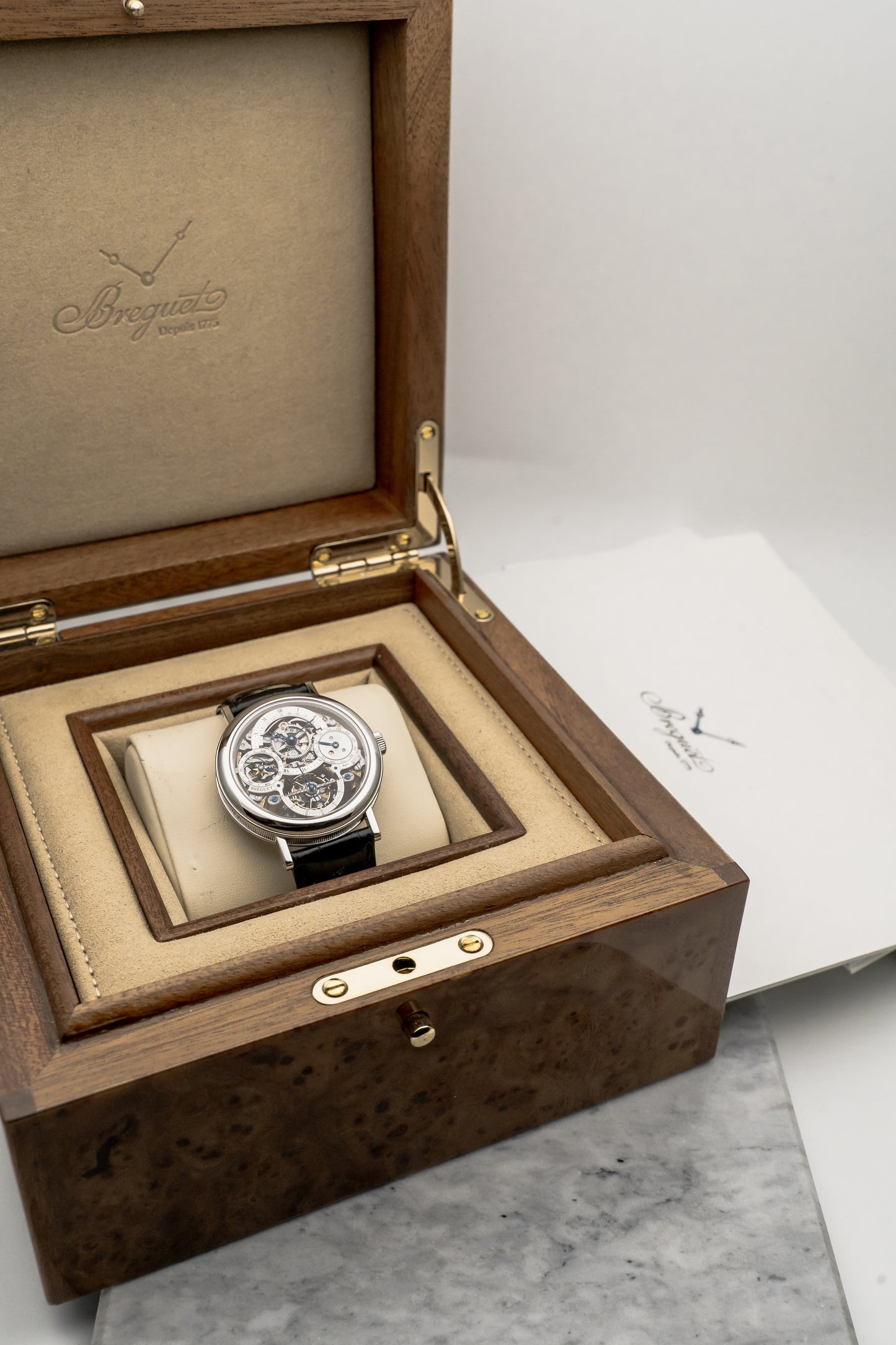 Breguet Tourbillon Perpetual 3755PR/1E/9V6 Skeleton Platinum, Skeleton Dial