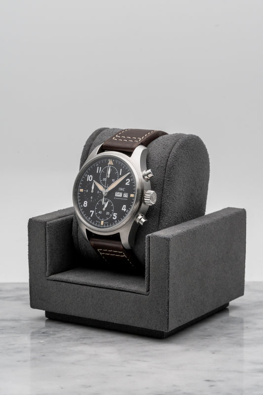 IWC Pilot Chronograph Spitfire IW387903, Black Dial