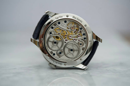 Czapek Quai Des Berges Blue Aurora Guilloche Eau Vive