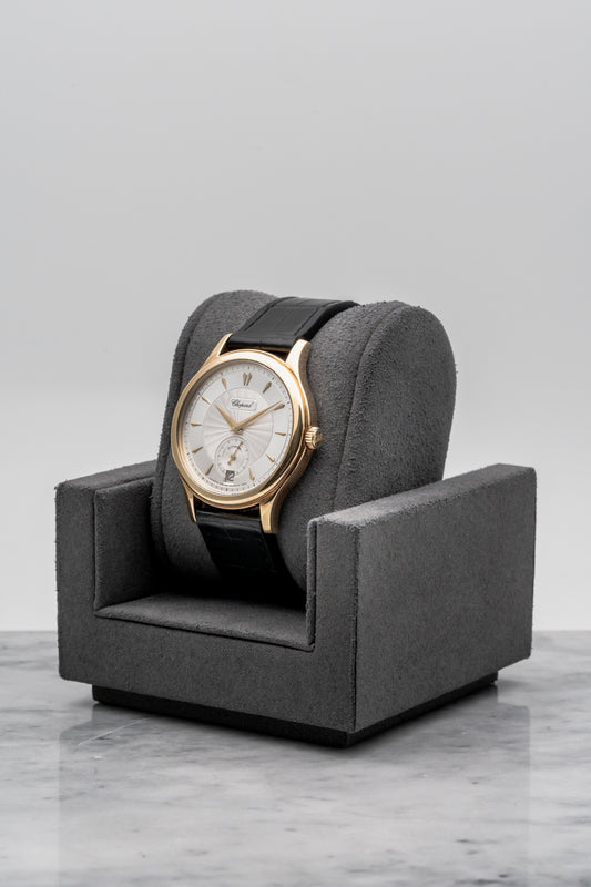 Chopard L.U.C 16/1860/2, Silver Guilloché Dial, Yellow Gold