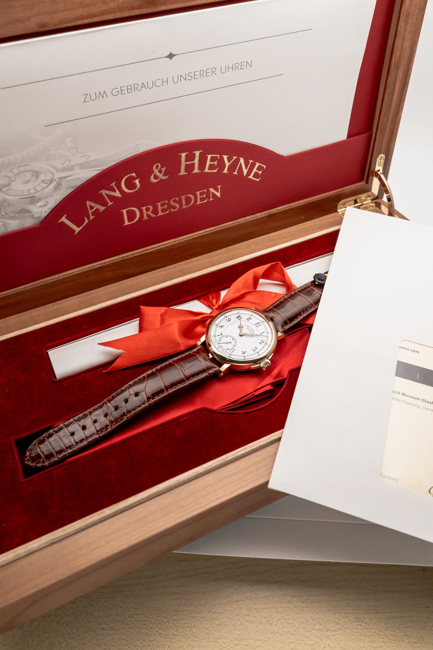 Lang & Heyne Friedrich August White Dial