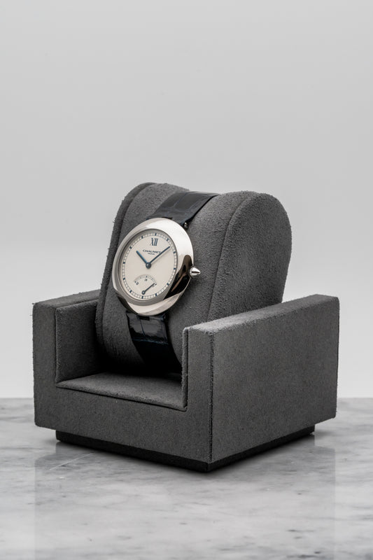Chaumet 12A, White Dial, White Gold