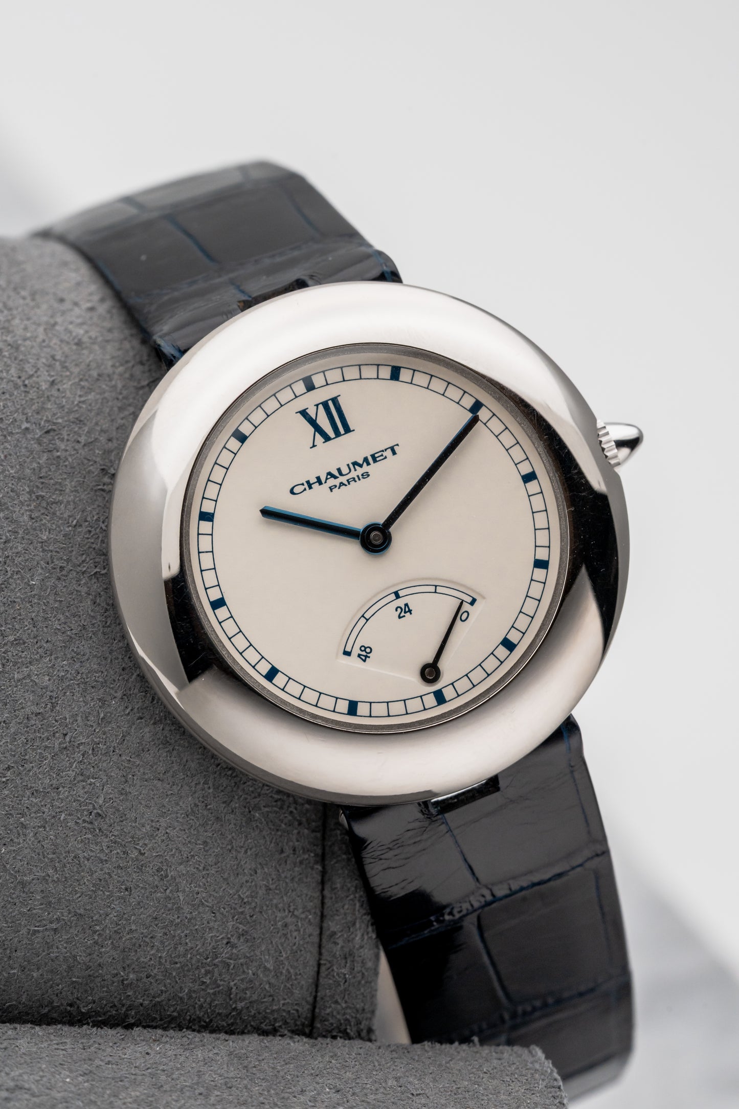 Chaumet 12A, White Dial, White Gold