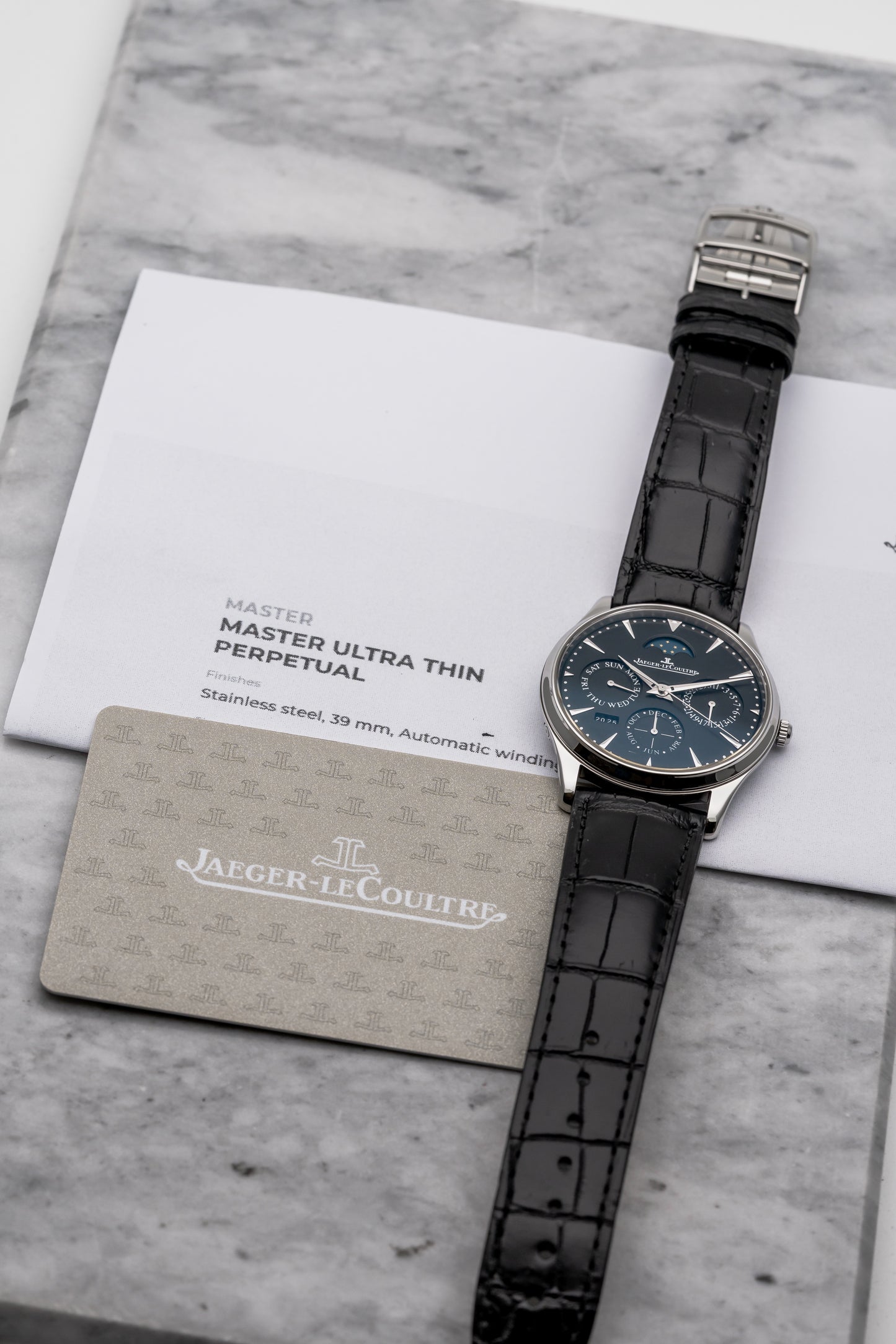 Jaeger-LeCoultre Master Ultra Thin Perpetual “Dr Strange” Q1308470 Black Dial