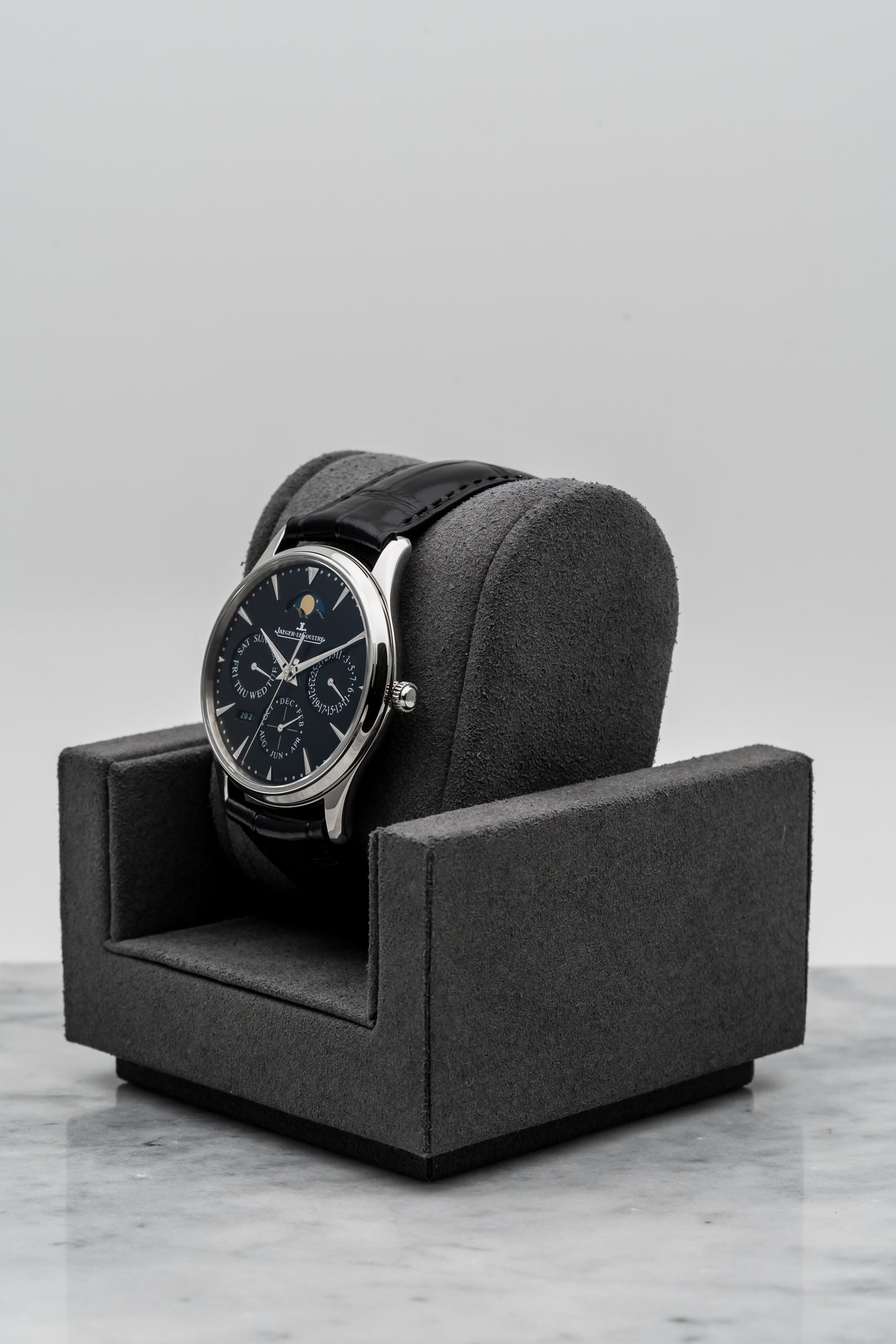Jaeger-LeCoultre Master Ultra Thin Perpetual Q1308470 Stainless Steel, Black Dial
