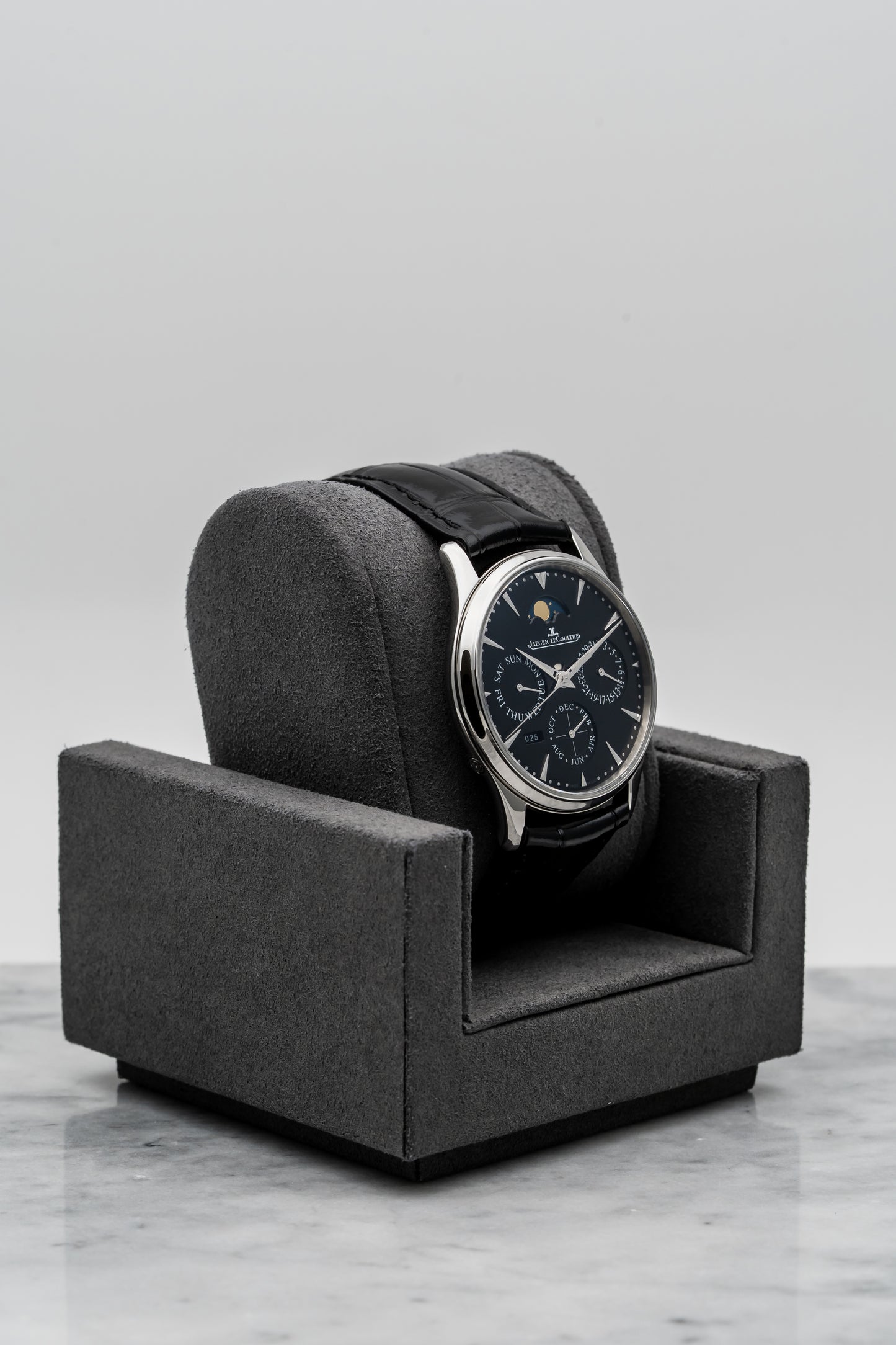 Jaeger-LeCoultre Master Ultra Thin Perpetual Q1308470 Stainless Steel, Black Dial