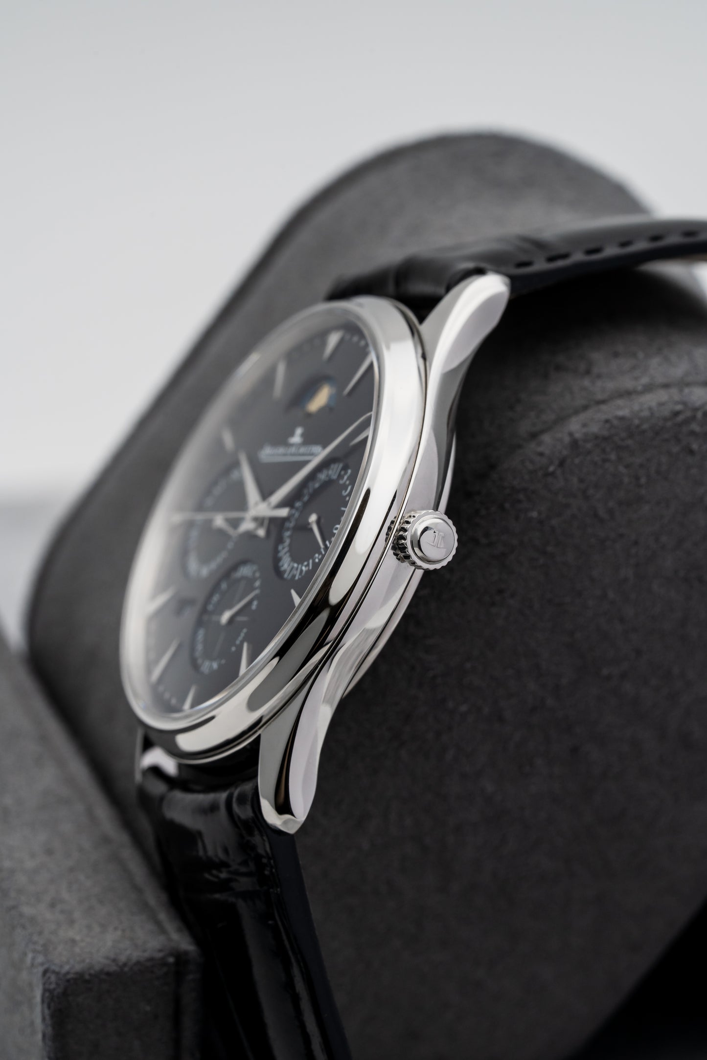 Jaeger-LeCoultre Master Ultra Thin Perpetual Q1308470 Stainless Steel, Black Dial