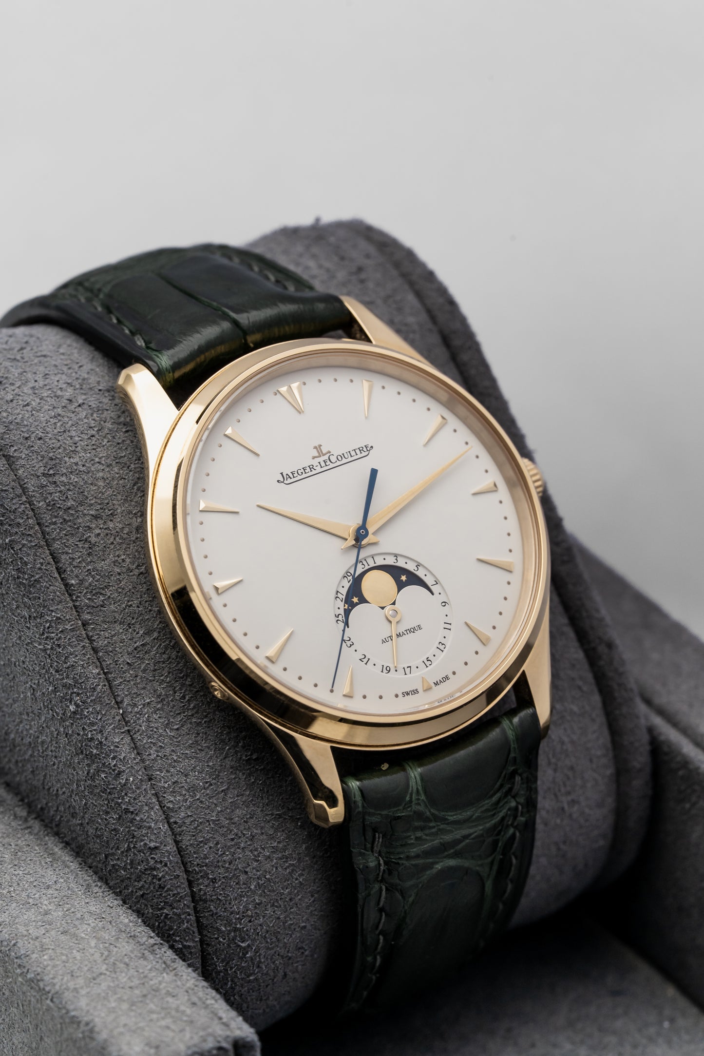 Jaeger-LeCoultre Master Ultra Thin Moonphase Q1362520 Rose Gold, Silver Dial