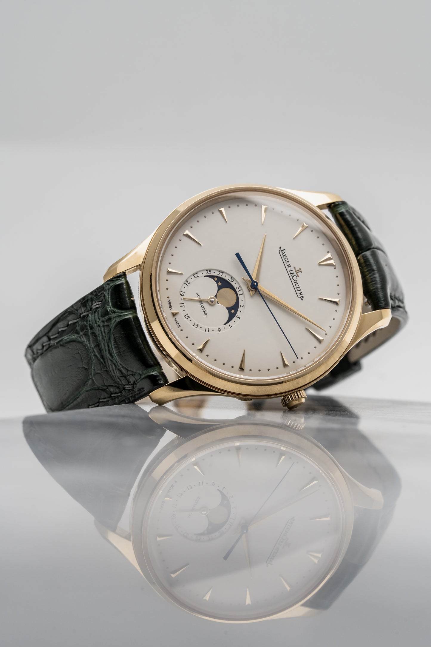 Jaeger-LeCoultre Master Ultra Thin Moonphase Q1362520 Rose Gold, Silver Dial