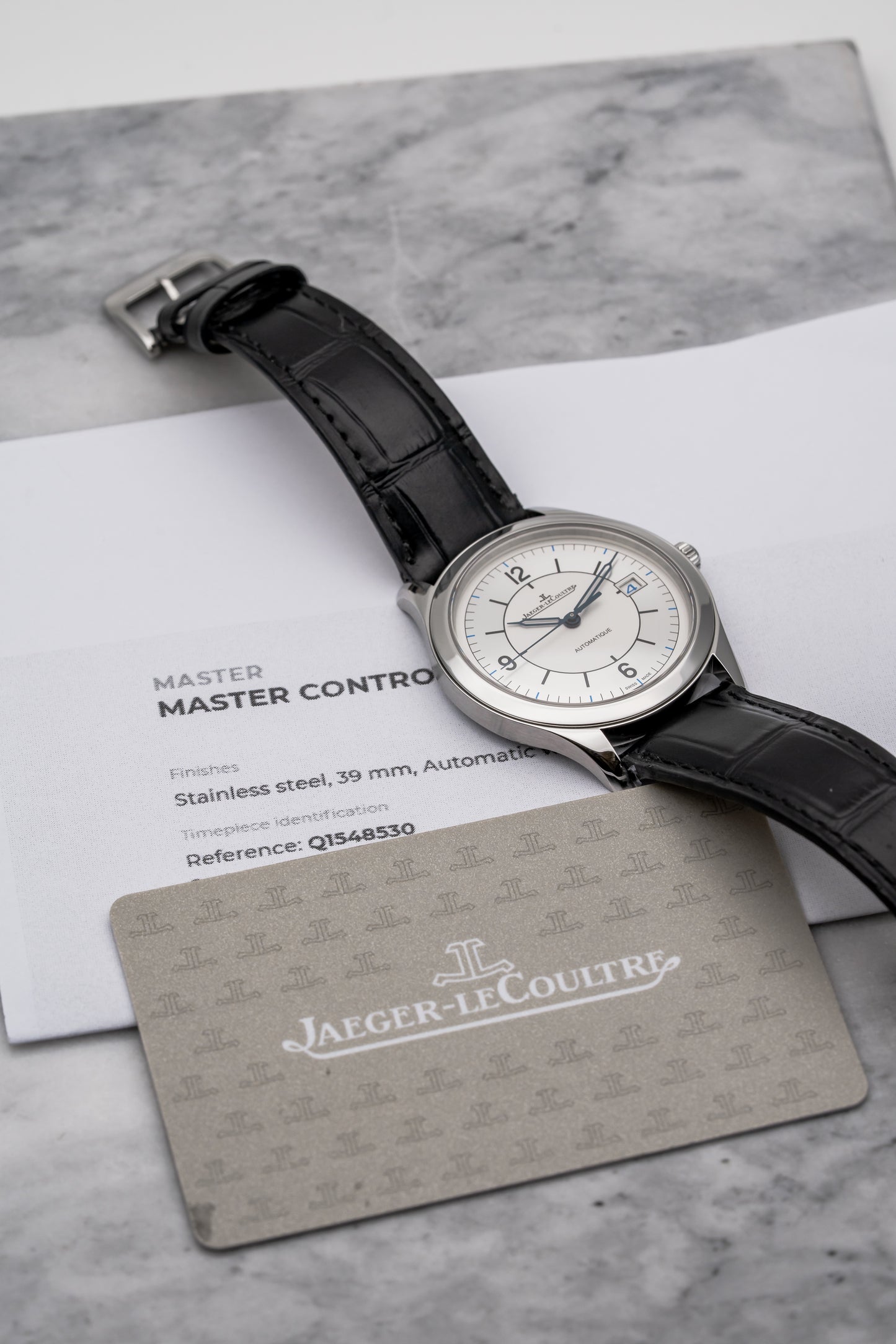 Jaeger-LeCoultre Master Control Date Q1548530, Silver Dial
