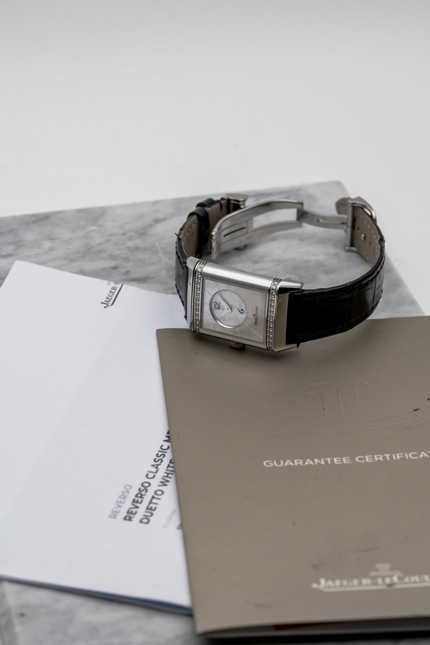Jaeger-LeCoultre Reverso Duetto Q25884LE, Silver Dial