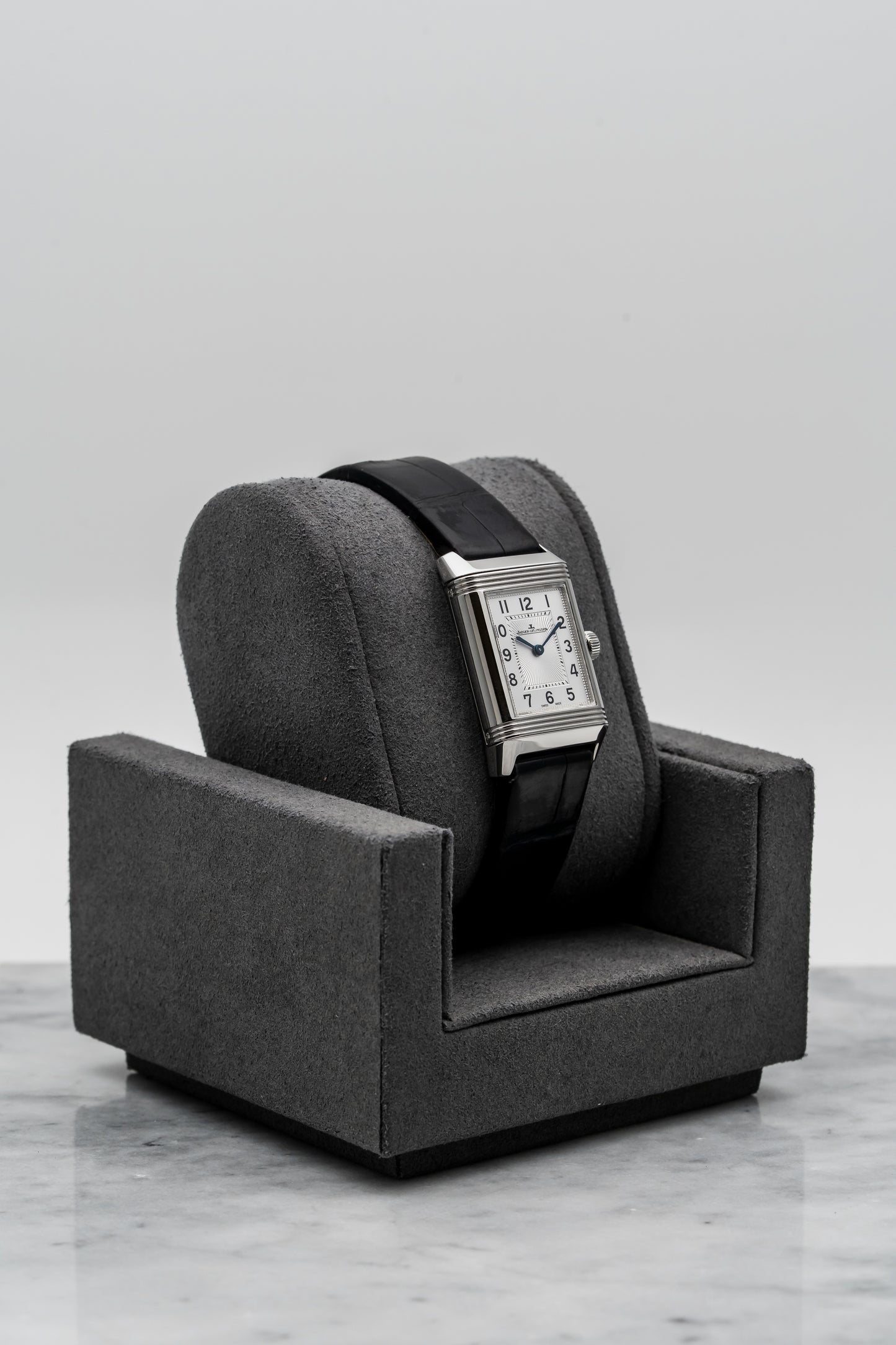 Jaeger-LeCoultre Reverso Duetto Q2668GAB Stainless Steel, Blue Sunburst & Silvered Dials