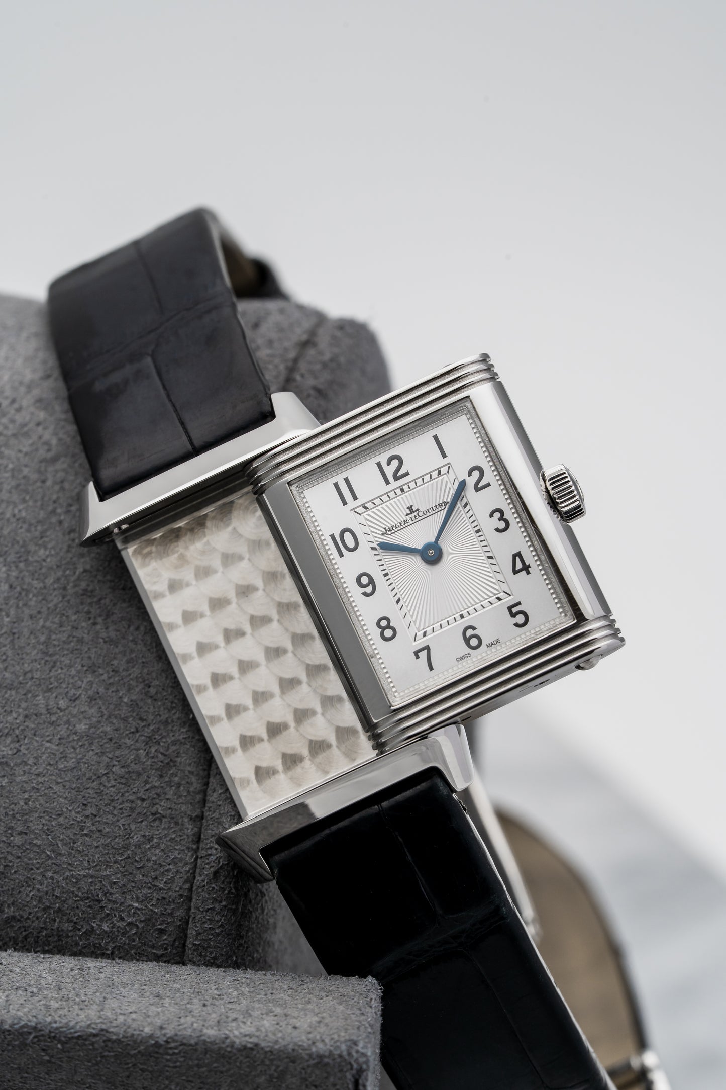 Jaeger-LeCoultre Reverso Duetto Q2668GAB Stainless Steel, Blue Sunburst & Silvered Dials