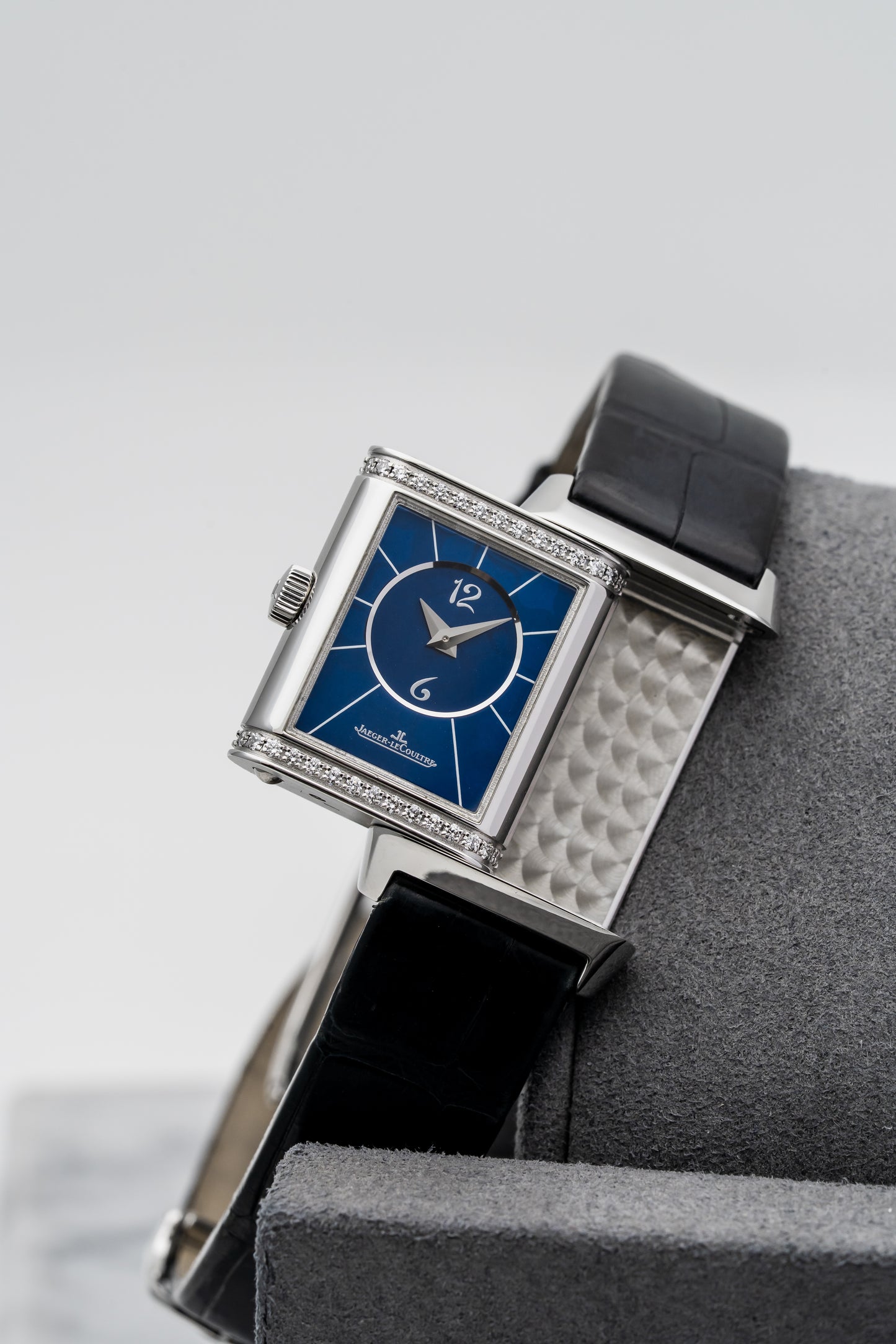 Jaeger-LeCoultre Reverso Duetto Q2668GAB Stainless Steel, Blue Sunburst & Silvered Dials