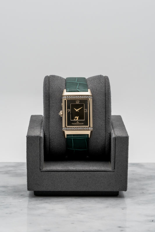 Jaeger-LeCoultre Reverso Duetto Duo Q2692420 Rose Gold, Silver & Black Dial