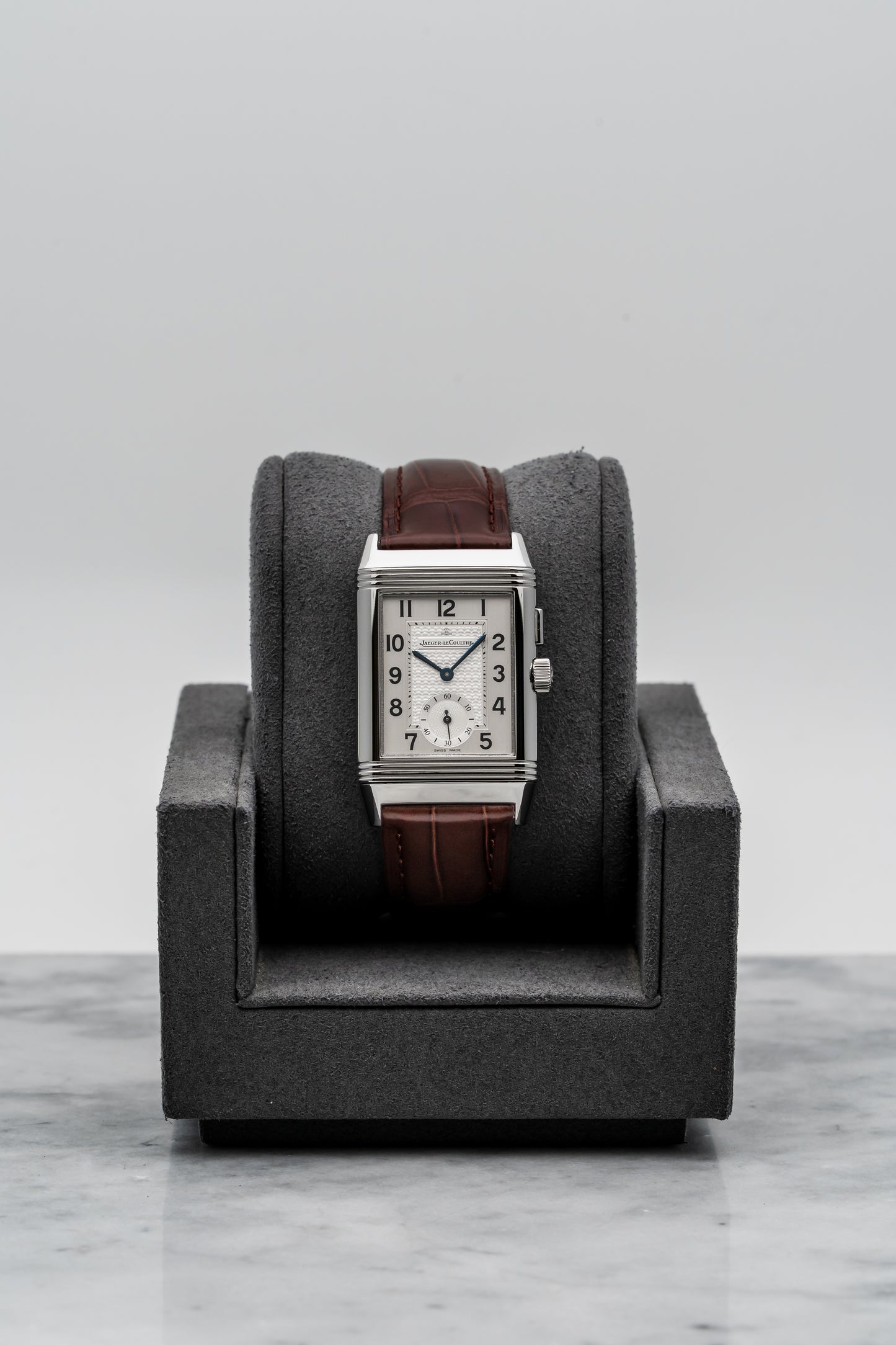 Jaeger-LeCoultre Reverso Duo Q2718410 Stainless Steel, Silver & Black Dials