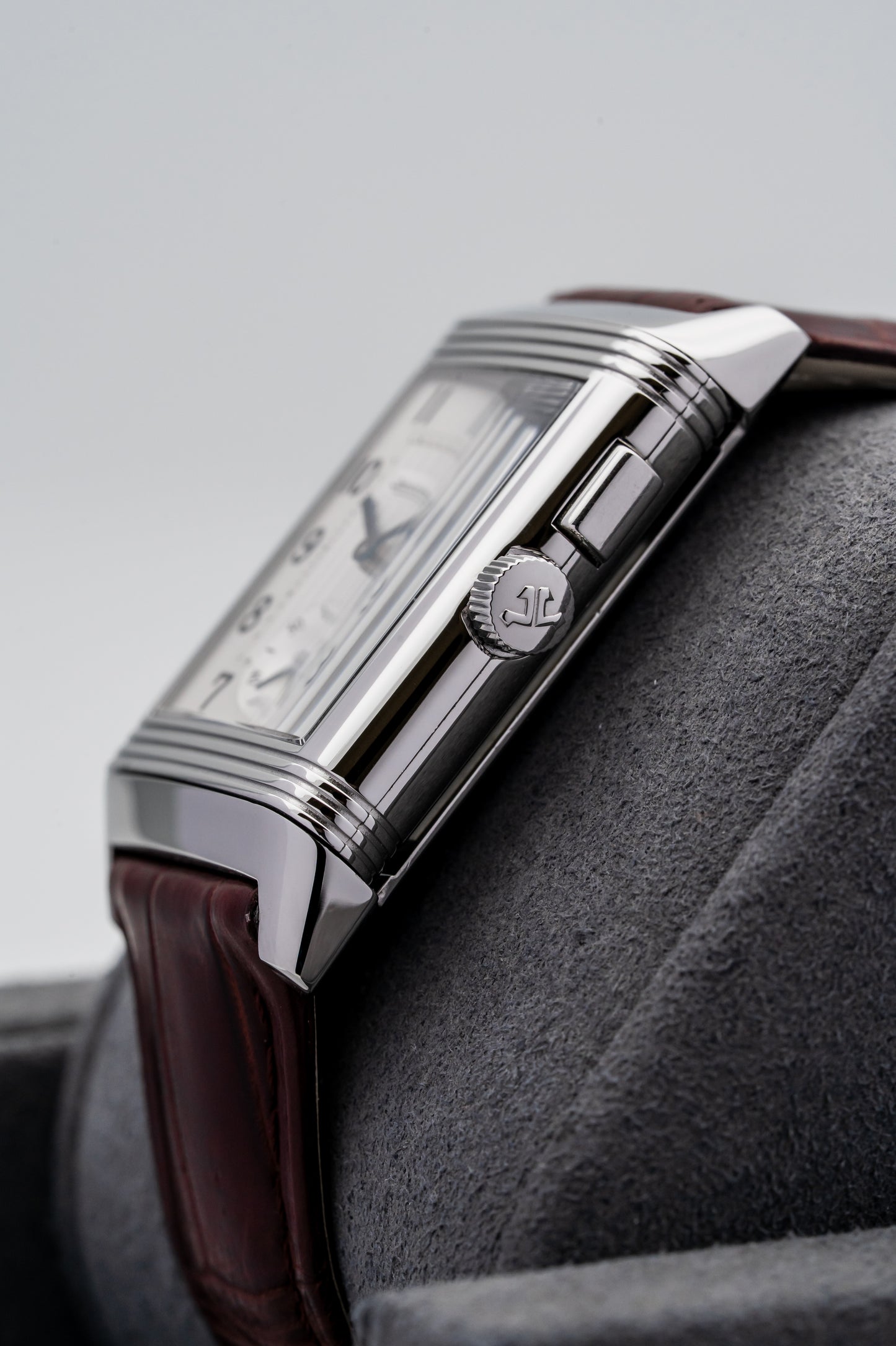 Jaeger-LeCoultre Reverso Duo Q2718410 Stainless Steel, Silver & Black Dials
