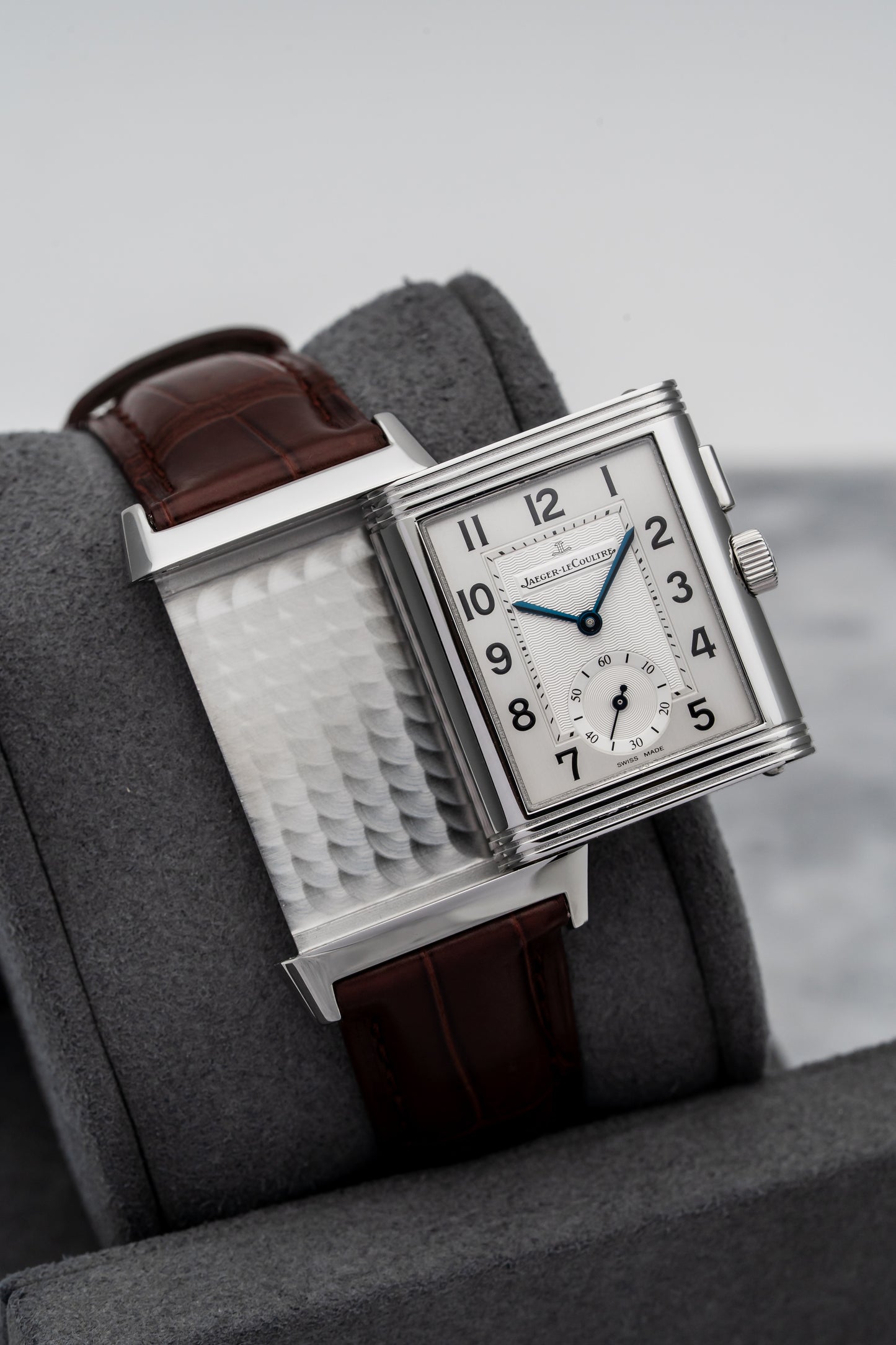 Jaeger-LeCoultre Reverso Duo Q2718410 Stainless Steel, Silver & Black Dials