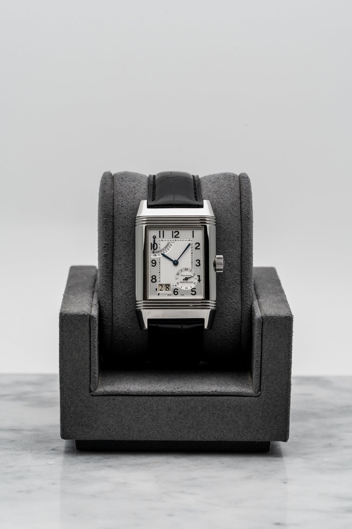 Jaeger-LeCoultre Duoface Grande Date 8 Days Q3008420 Silver Guilloché Dial