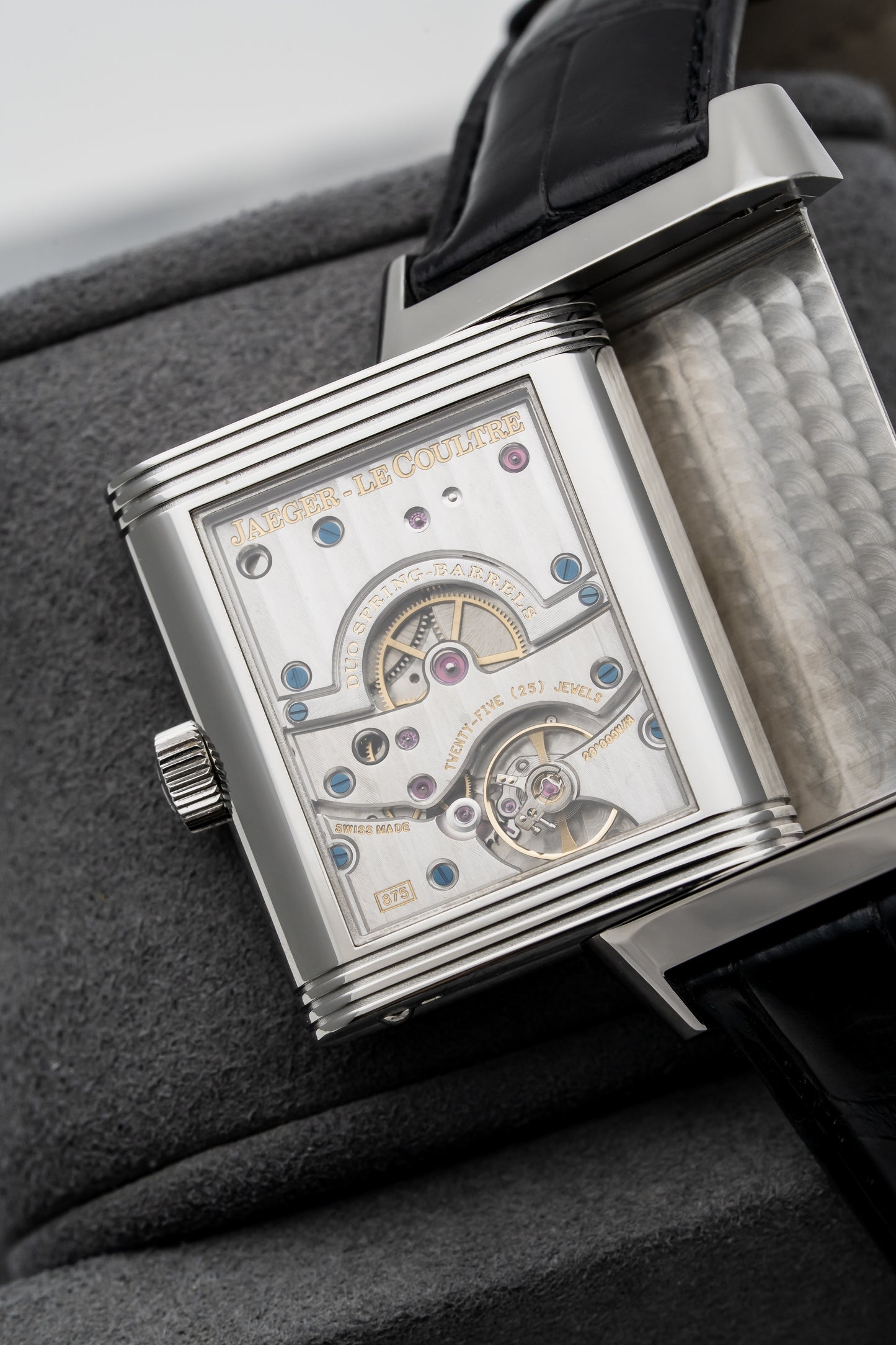 Jaeger-LeCoultre Duoface Grande Date 8 Days Q3008420 Silver Guilloché Dial
