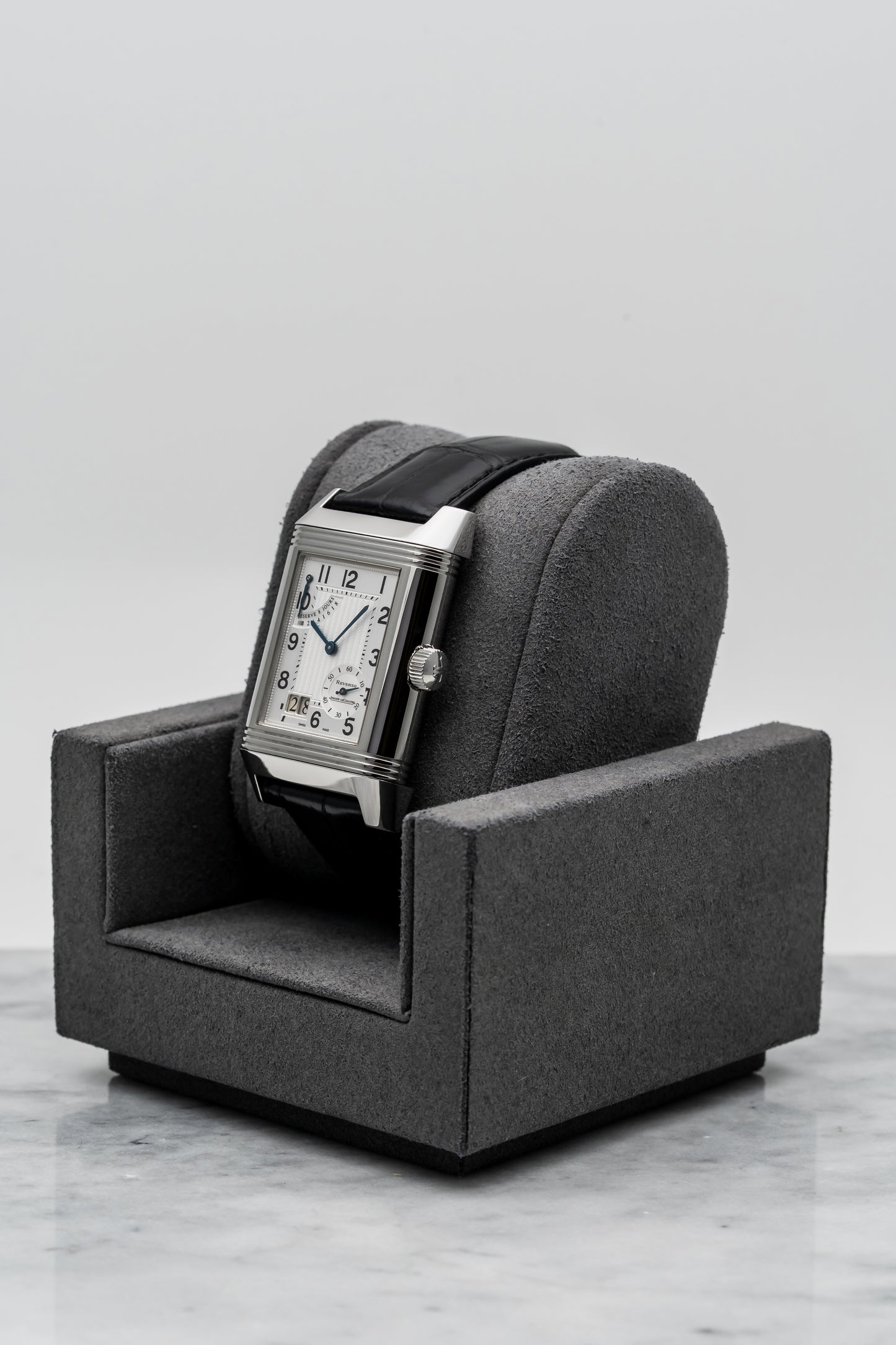 Jaeger-LeCoultre Duoface Grande Date 8 Days Q3008420 Silver Guilloché Dial