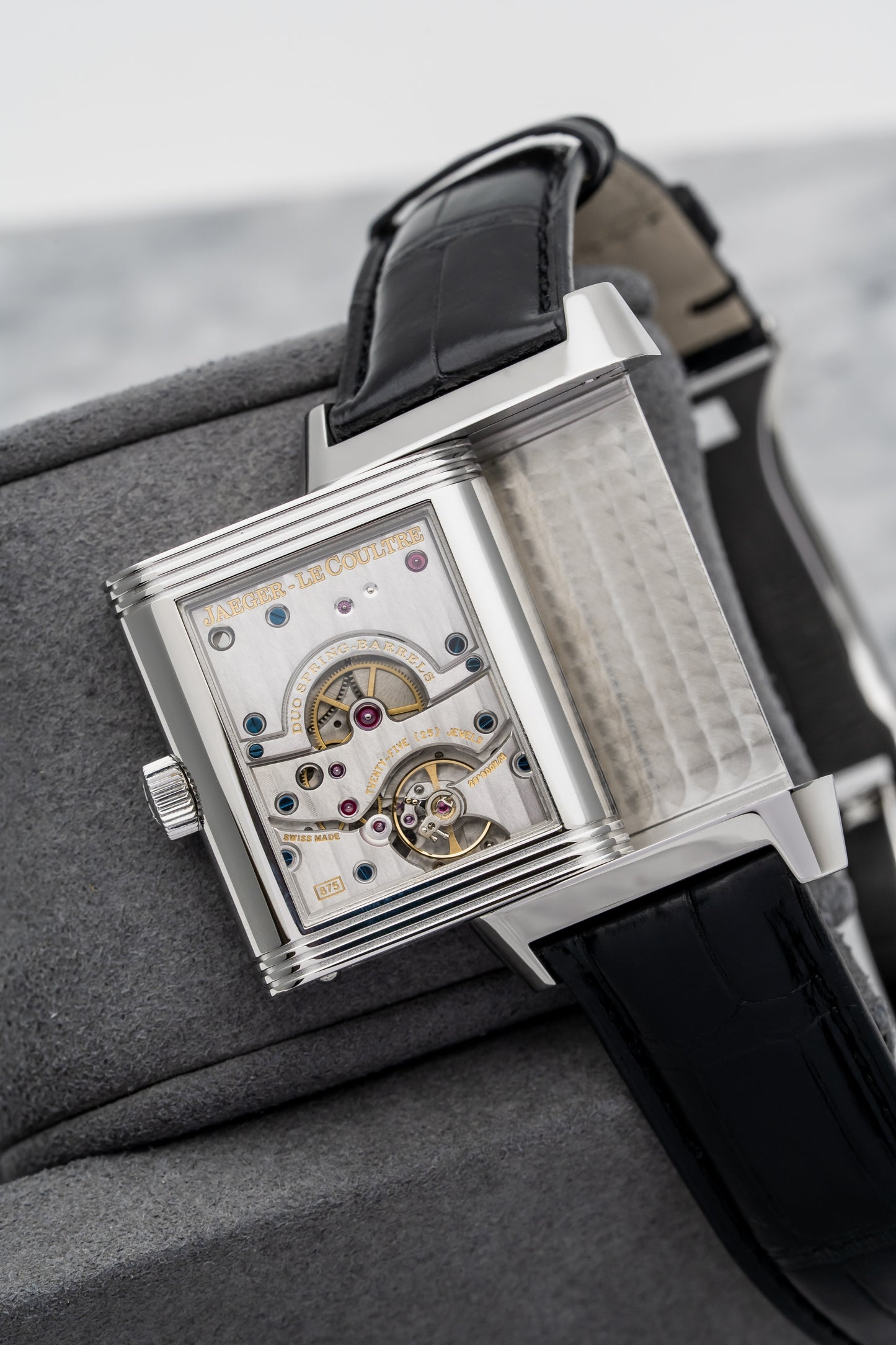 Jaeger-LeCoultre Duoface Grande Date 8 Days Q3008420 Silver Guilloché Dial