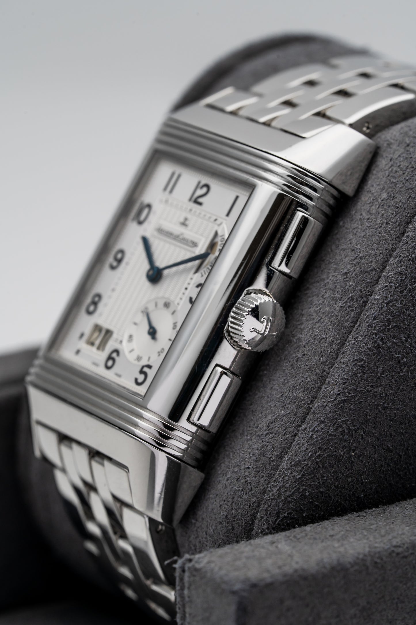 Jaeger-LeCoultre Reverso Duo Q3028120 – Stainless Steel, Silver & Black Dials