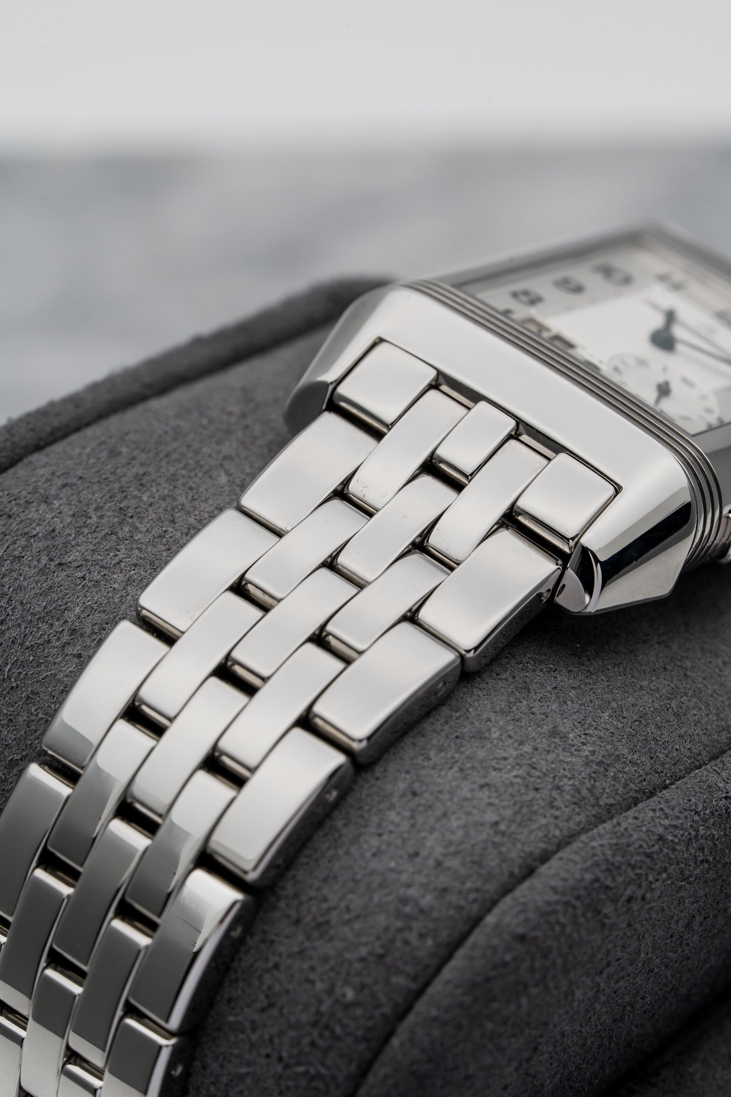 Jaeger-LeCoultre Reverso Duo Q3028120 – Stainless Steel, Silver & Black Dials