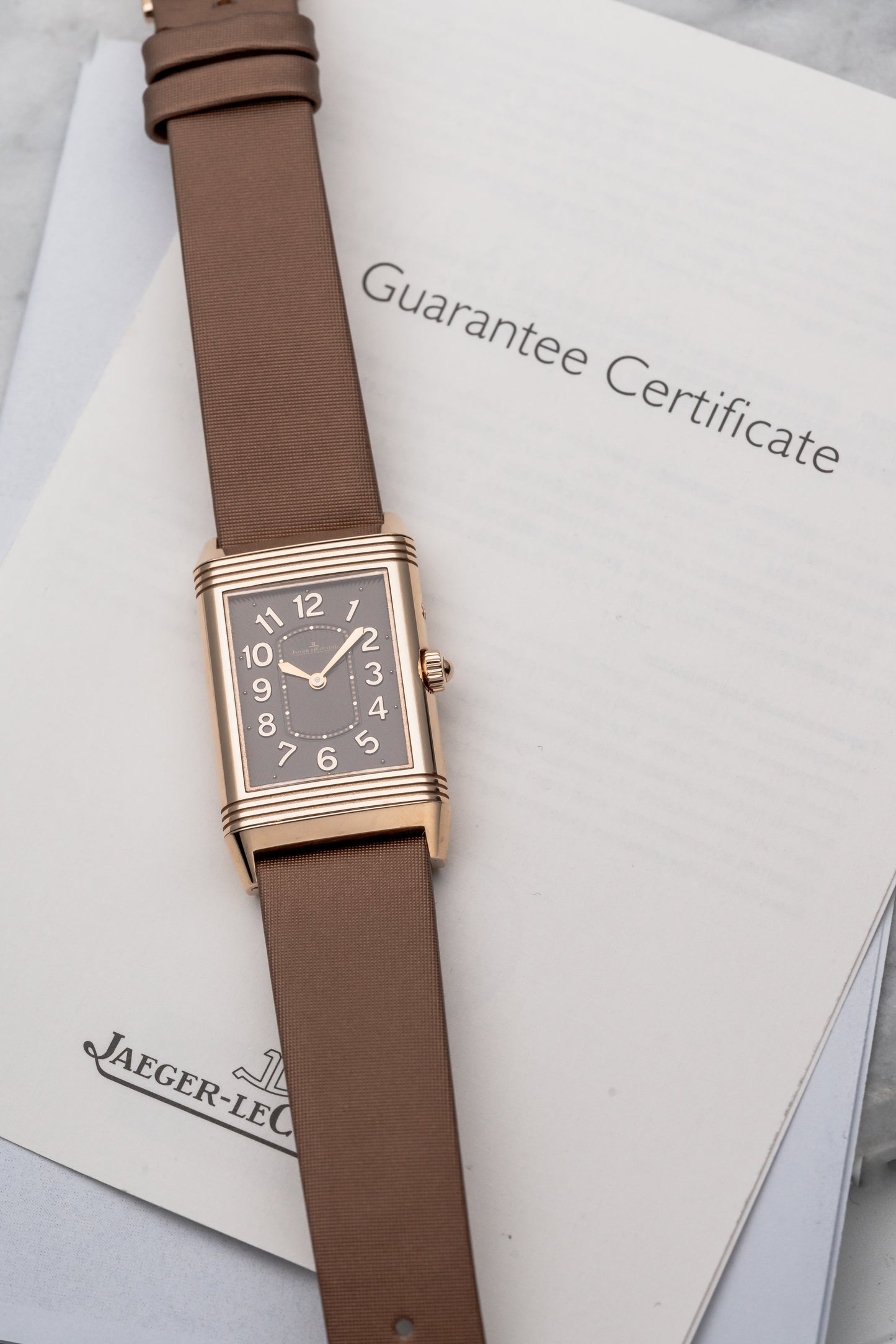 Jaeger-LeCoultre Reverso Duetto Q330246J Brown & Mother-of-Pearl Dial