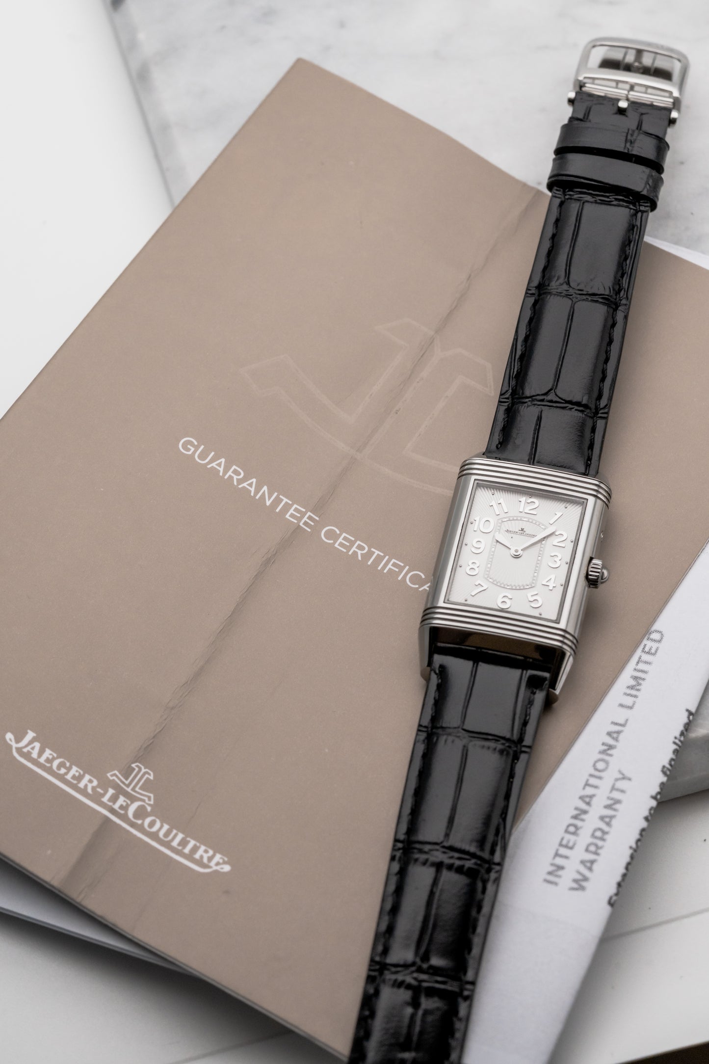 Jaeger-LeCoultre Reverso Duetto Q3308421 Stainless Steel, Silver & MOP