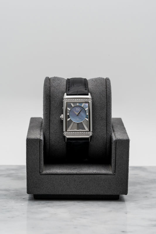 Jaeger-LeCoultre Reverso Duetto Q3308421 Stainless Steel, Silver & Mother-of-Pearl Dials