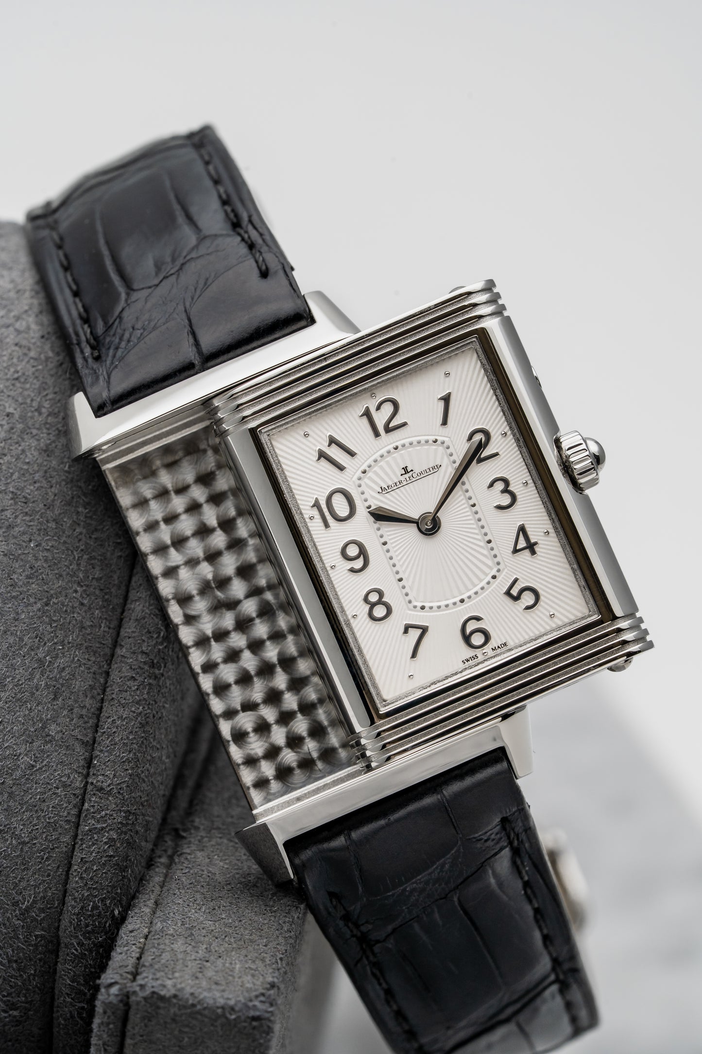 Jaeger-LeCoultre Reverso Duetto Q3308421 Stainless Steel, Silver & Mother-of-Pearl Dials