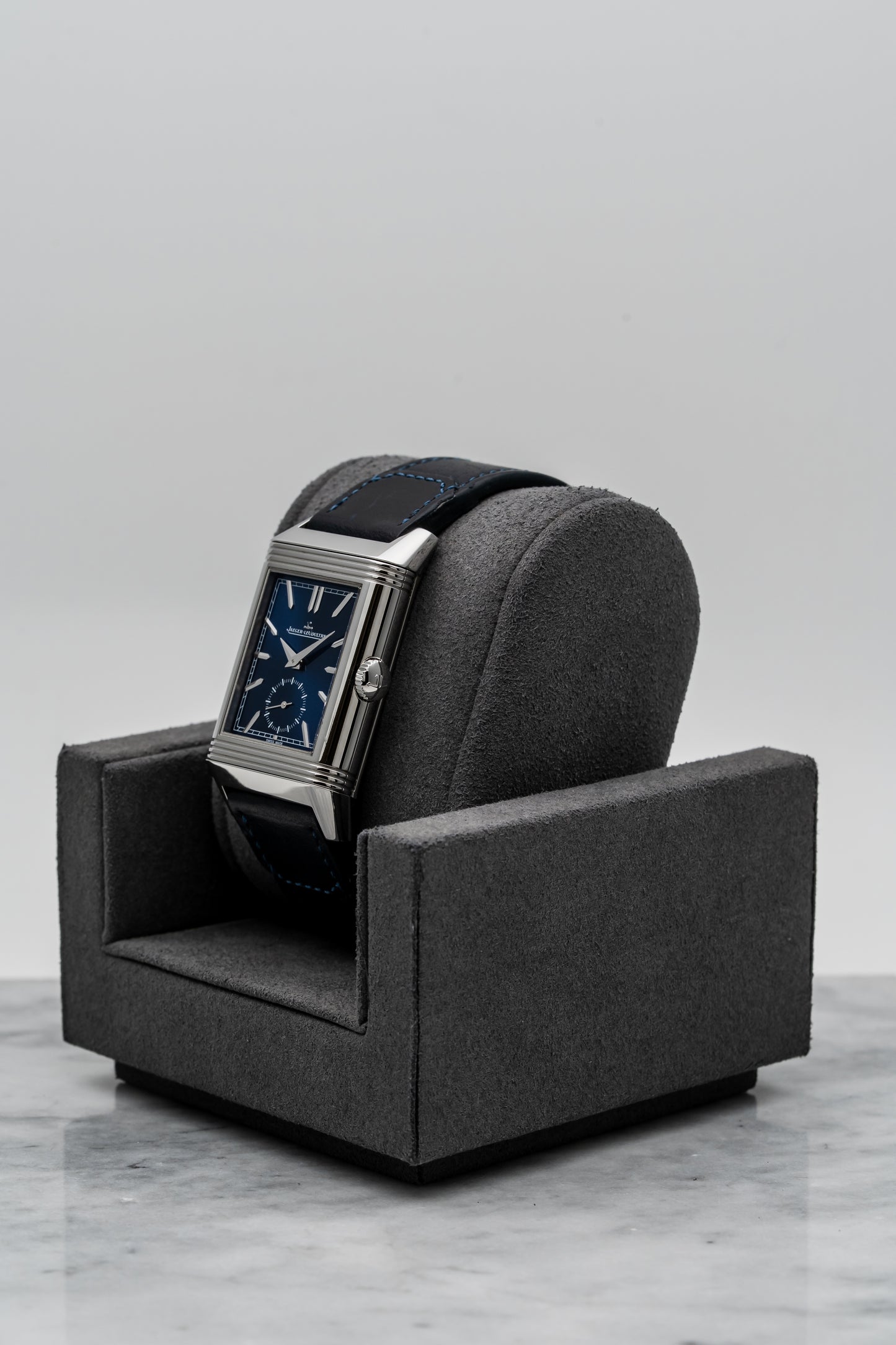 Jaeger-LeCoultre Reverso Tribute Duoface Small Seconds Q3988482 – Stainless Steel, Blue & Silver Dials